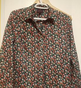 J.Crew Lady L. Sleeve Shirt - Liberty Pansy Floral